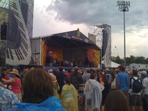 Irma Thomas and Marcia Ball at JazzFest