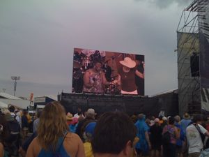 Irma Thomas and Marcia Ball at JazzFest