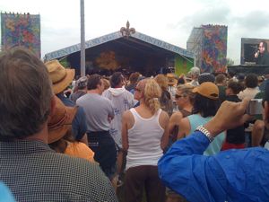 Elvis Costello and Allen Toussaint at JazzFest