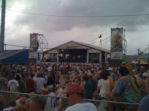 Chubby Carrier at JazzFest Chubby Carrier at JazzFest
